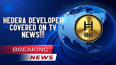 Hedera Developer Covered On TV News!!!