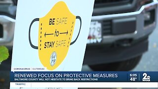 Renewed focus on protective COVID-19 measures in Baltimore County