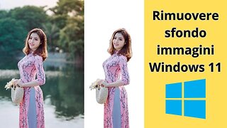 Rimuovere sfondo immagine su Windows 11