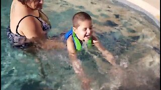 First Swimming Lesson