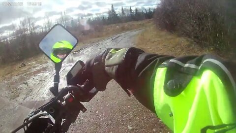 Dual Sport riding in the Far north Woods