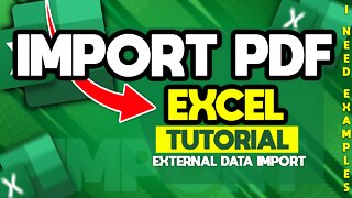 How To Convert A PDF To Excel - A Beginner Tutorial on Get Data