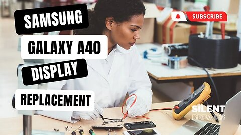 Samsung Galaxy A40 | Screen repair | Display replacement | Repair video