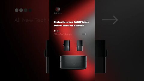 Status Between 3ANC Triple Driver Wireless Earbuds #earbuds