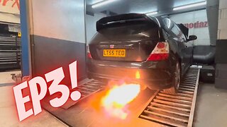 Do NOT miss These Flames 🔥 Honda Civic EP3 TypeR TUNED!