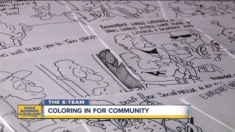 Homeless man creates coloring book pages with lessons he says children and adults need to hear