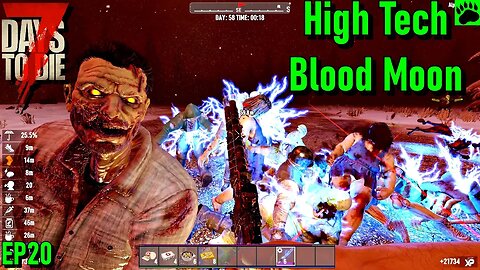 7 Days to Die Alpha 20 No Base Blood Moon Intellect Build