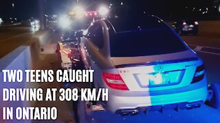 Two 'Kids' Were Just Caught Driving 308 km/h On An Ontario Highway (PHOTOS)
