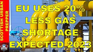 Prepping - Europe facing Gas shortage, Energy Saving reduces GAS use by 20%