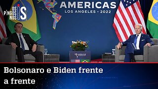 Cara a cara com Biden, Bolsonaro cobra eleições limpas no Brasil