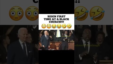 Joe Looks Out of Place in The Black Church 😂 #viral #breakingnews #youtubeshorts #church