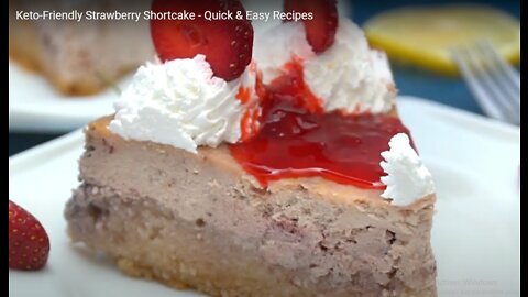 Keto-Friendly Strawberry Shortcake