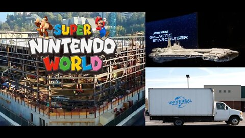 PARK WARS! Universal Nintendo World vs. Disney Star Wars Galactic Experience + Guest in Box Trucks?