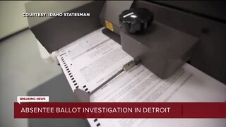 Absentee ballot investigation in detorit