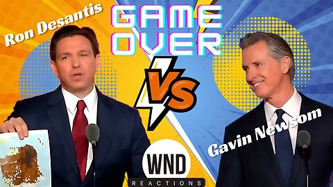 "Governors Clash: DeSantis and Newsom Face Off in Epic Showdown Game Over!