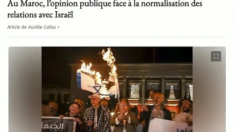 Au Maroc, l’opinion publique face à la normalisation des relations avec Israël