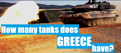 How many tanks does Greece have?