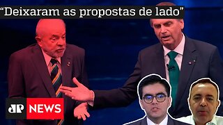 Lula e Bolsonaro trocam acusações em último debate desta sexta (27)