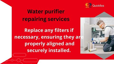 Hire Water Purifier Repair Service In Tathawade.