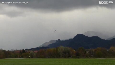 Atterrissage raté d'un avion à Salzbourg en Autriche