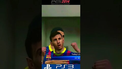 Lionel Messi Goal & Celebration - PES 2014 PS3 #shorts