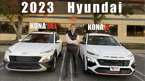 2023 Hyundai KONA N vs SEL // direct comparison, features