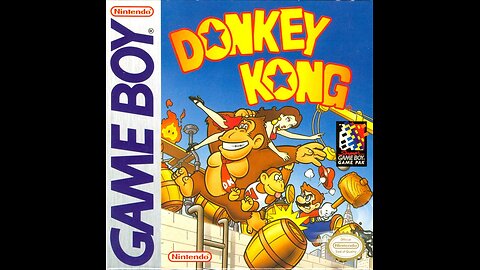 Donkey Kong '94 (1994, Nintendo Game Boy) Full Playthrough