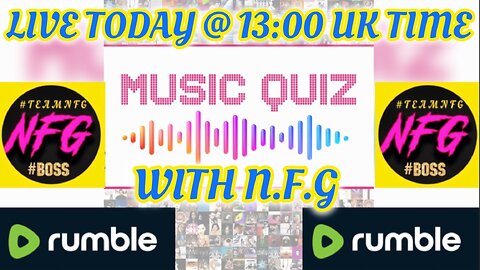 Live music quiz with N.F.G