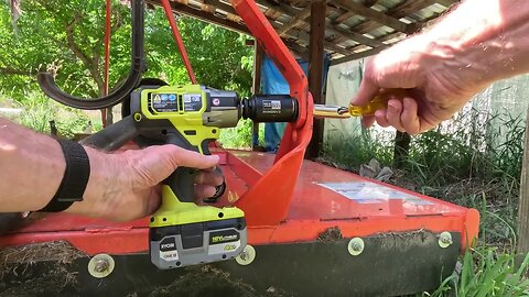 Fixing my Land Pride Brush Hog RCR1260 Draw Pin Repair