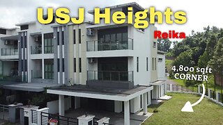 USJ Heights @ Subang Jaya RM2,600,000 with Land of 4,800 sqft SUPERLINK CORNER House Tour