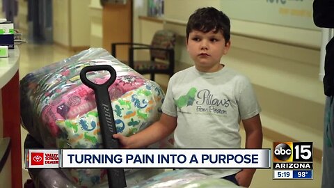 ICU trip for infant inspires "Pillows for Preston"