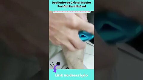 Depilador de Cristal Indolor Portátil Reutilizável