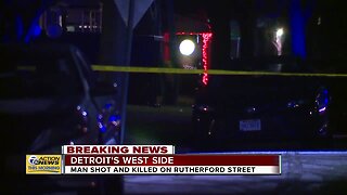 Man shot, killed on Rutherford Street in Detroit