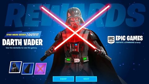 Fortnite x Star Wars Rewards! (Darth Vader)