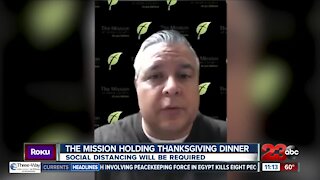 Mission at Kern County holding Thanksgiving dinner