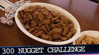 Burger King 300 Chicken Nugget Challenge!!!