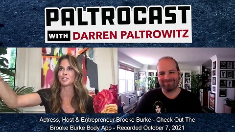 Brooke Burke interview #2 with Darren Paltrowitz