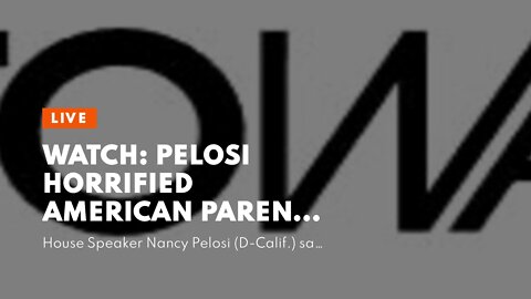 Watch: Pelosi Horrified American Parents Teach Children Gun Safety