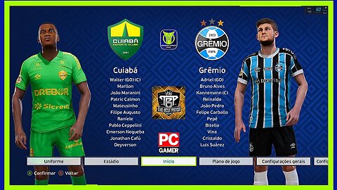 CUIABÁ X GRÊMIO - PES2021 PATCH THE BEST 9.9 - BRASILEIRÃO 2023 - TERCEIRA RODADA