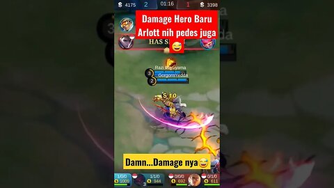 Pedes Banget Nih Damage nya #mobilelegends #razimaruyama #razimaruyama #savage #arlott #arlottmlbb