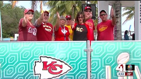 Chiefs fans make downtown Miami their temporary kingdom ahead of Super Bowl