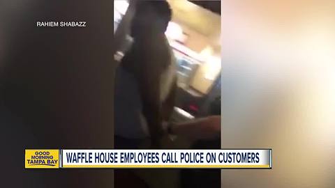 Video shows 2 black customers handcuffed at Florida Waffle House for disputing a $1.50 overcharge