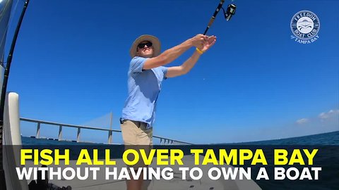 Fishing the Sunshine Skyway Bridge with Freedom Boat Club of Tampa Bay | Taste and See Tampa Bay