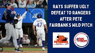 JP Peterson Show 7/18: #Rays Suffer Ugly Defeat To #Rangers After Pete Fairbanks Wild Pitch