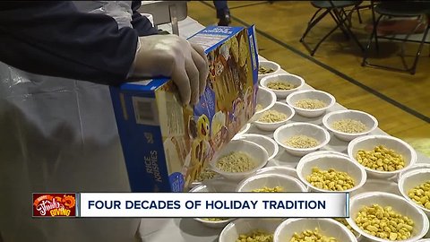 St. Augustine Parish continues Thanksgiving tradition, hands out 21,000 meals