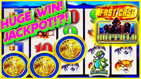 J PREDICTS A JACKPOT!?! MAXIMUM EFFORT BIG WIN! Buffalo Deluxe Fast Cash Slot!