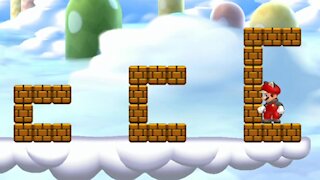 Meringue Clouds-1 Land of Flying Blocks (All Star Coins) Nintendo Switch New Super Mario Bros U