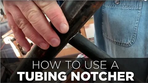 How to Notch Steel Pipe to Build a Stair Rail