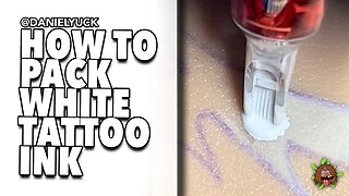 Tattooing 101-How To Pack White Tattoo Ink