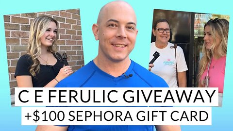 Handing Out $170 Serum on the Street! CE Ferulic Giveaway